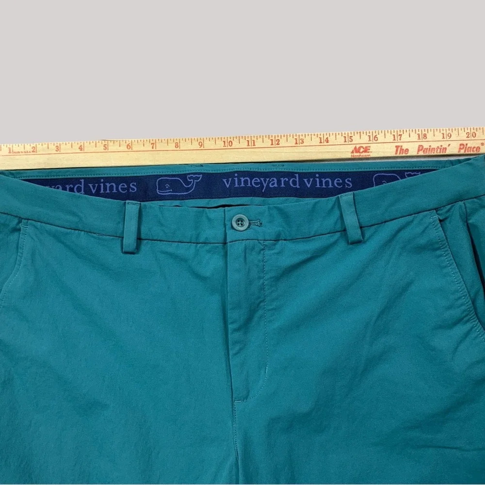 Vineyard Vines Performance Golf Pant Mens 40x31 Teal 4-Way Stretch Wicking